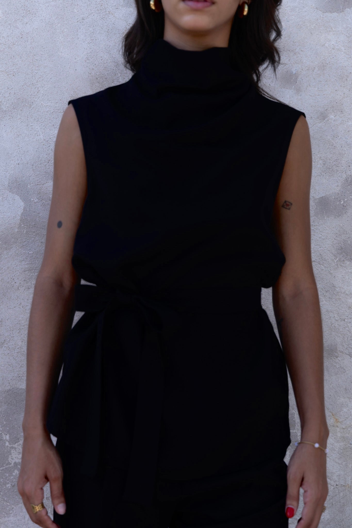 Ebony Formal Top