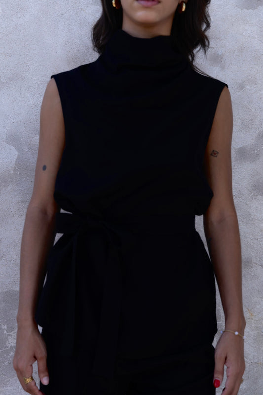 Ebony Formal Top